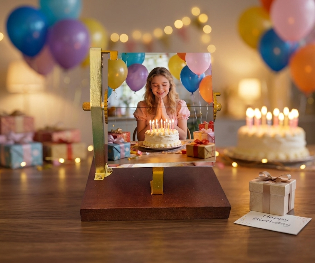 Personalized Rotating Photo Album