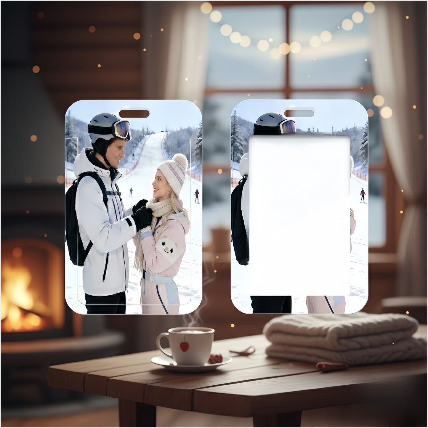 Personalized Photo Card Holder Custom ID & Bus Card Holder with Your Photo