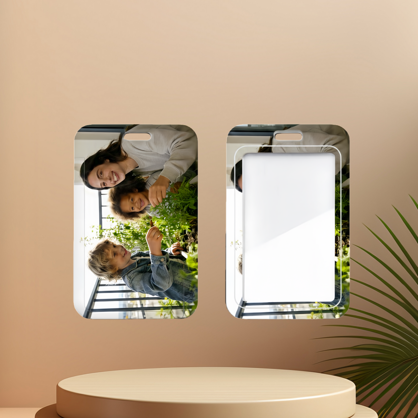 Personalized Photo Card Holder Custom ID & Bus Card Holder with Your Photo