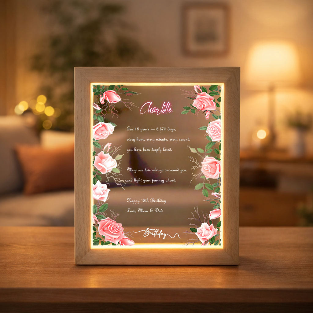 Custom  Night Light | Unique 16th, 18th, 21st Birthday Gift for Daughter & Best Friend& Sister