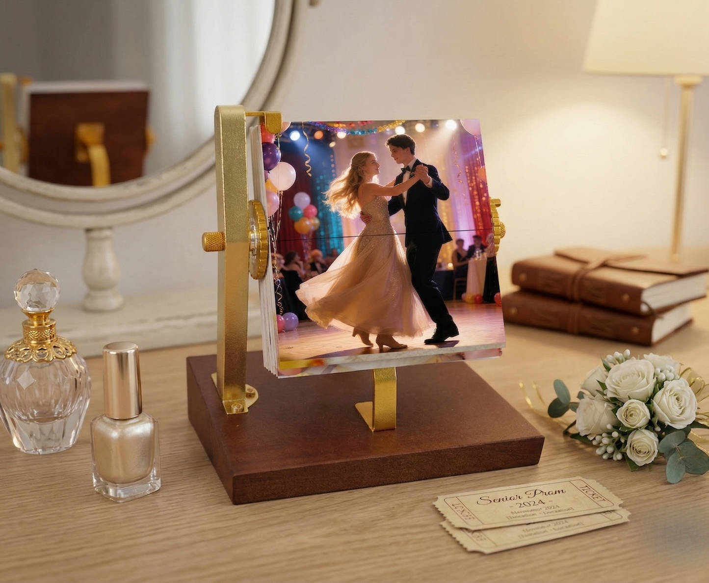 Personalized Rotating Photo Album