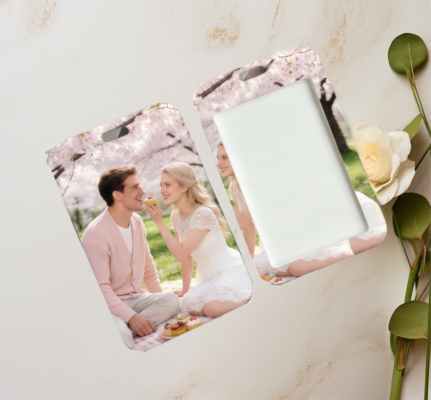 Personalized Photo Card Holder Custom ID & Bus Card Holder with Your Photo
