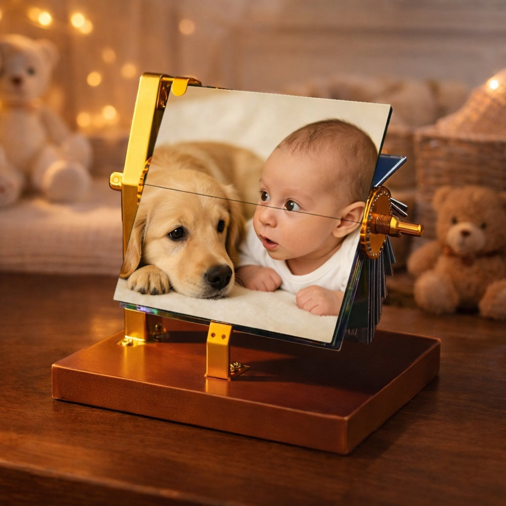 Personalized Rotating Baby Photo Album