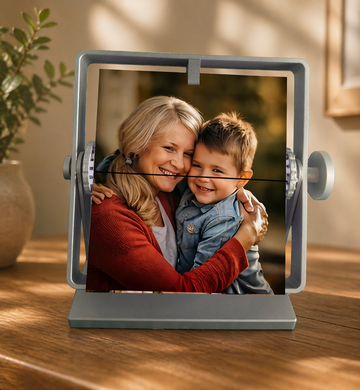 Custom Rotating Photo Flip Book - The Most Thoughtful Gift for Mom