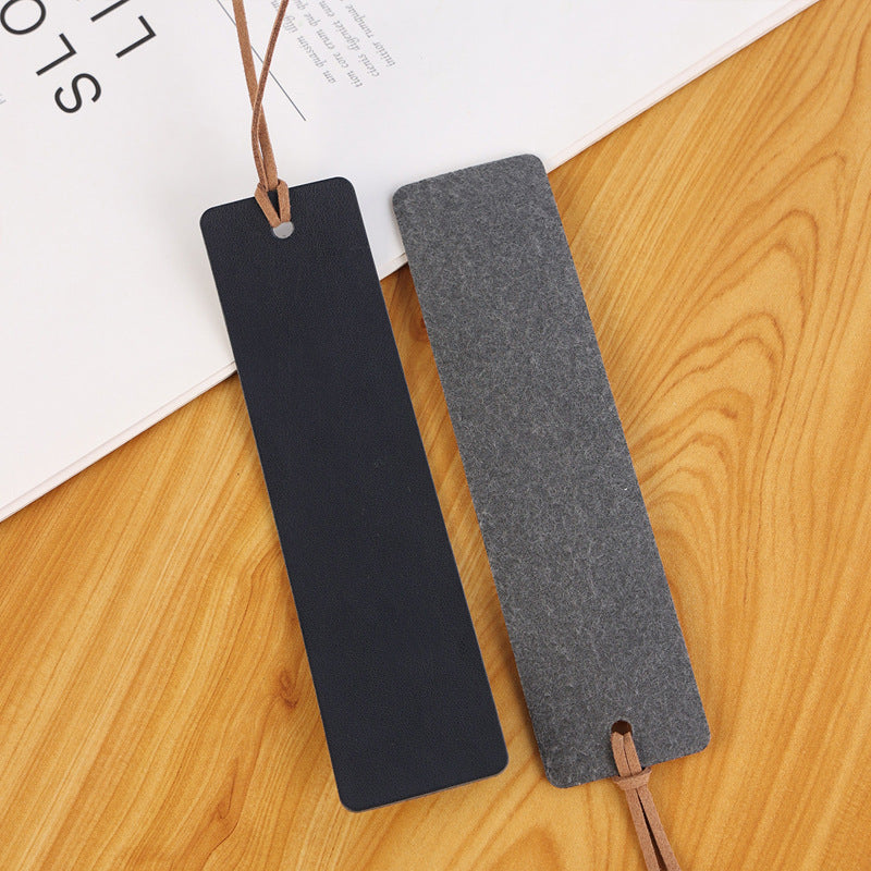 Personalized Leather Cat Bookmark | Custom Engraved Reader Gift| SET OF 4