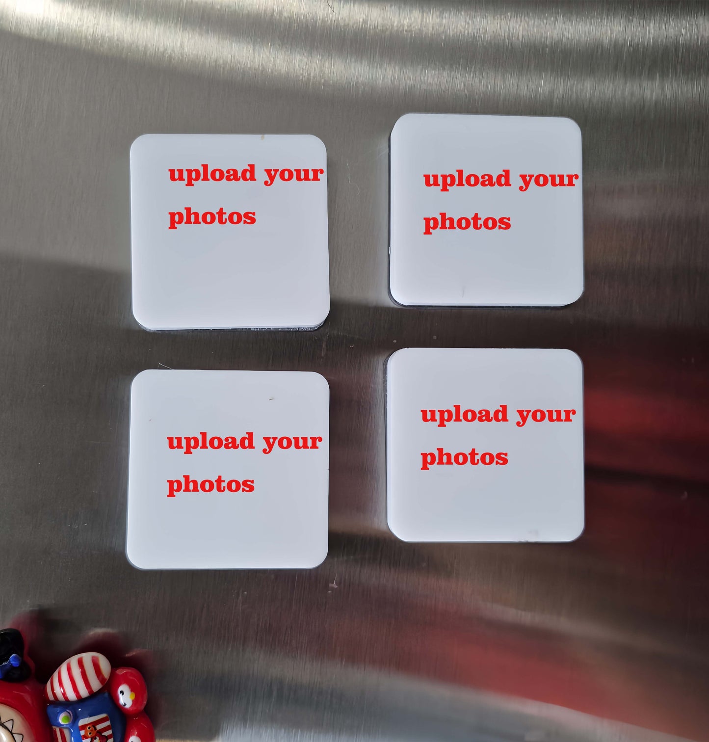 Heated Rivalry Magnet, Stupid Canadian Wolf Bird, Shane and Ilya Hockey Romance, 2X2 Acrylic Fridge Magnets | （Set Of 4 ，5mm thickness）