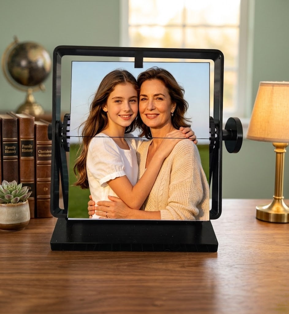 Custom Rotating Photo Flip Book - The Most Thoughtful Gift for Mom