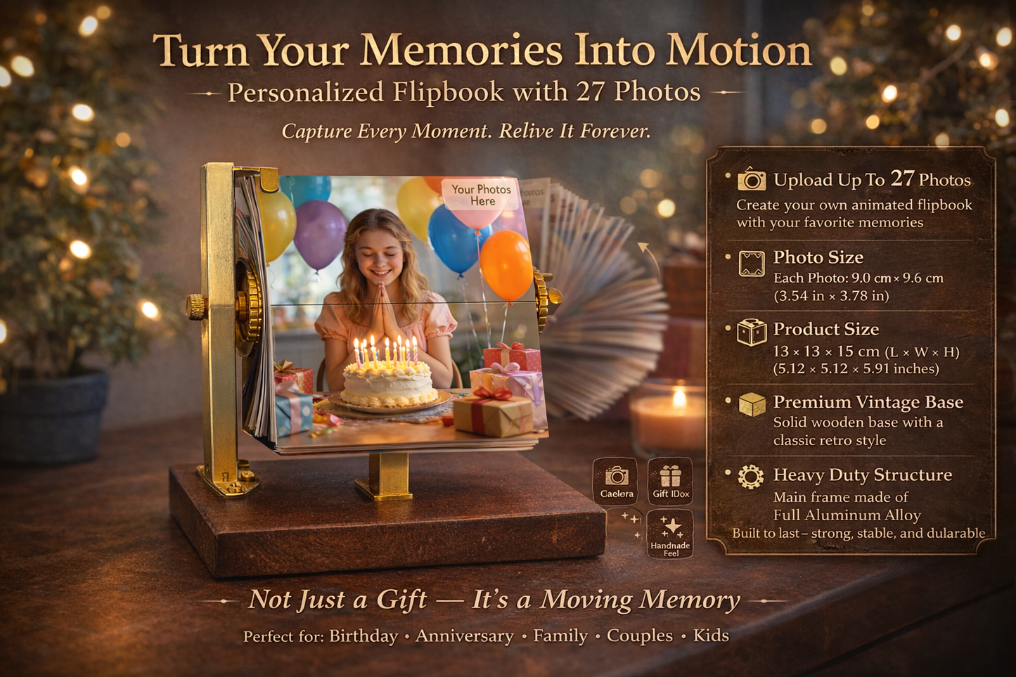 Personalized Rotating Photo Album