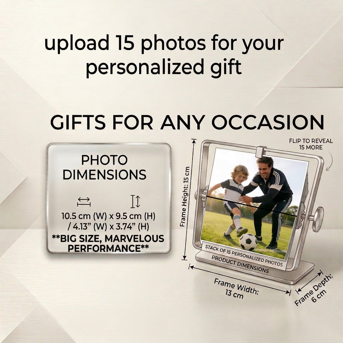 21st Birthday Gifts, Anniversary Gift for Him, Custom Photo Flipbook, Best friend birthday gift