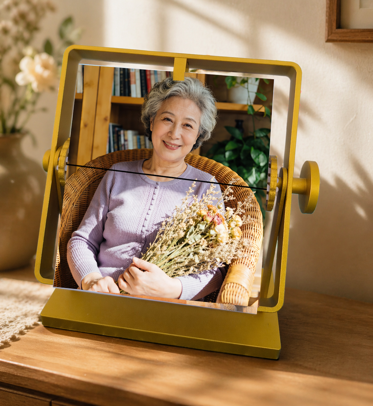 Custom Rotating Photo Flip Book - The Most Thoughtful Gift for Mom